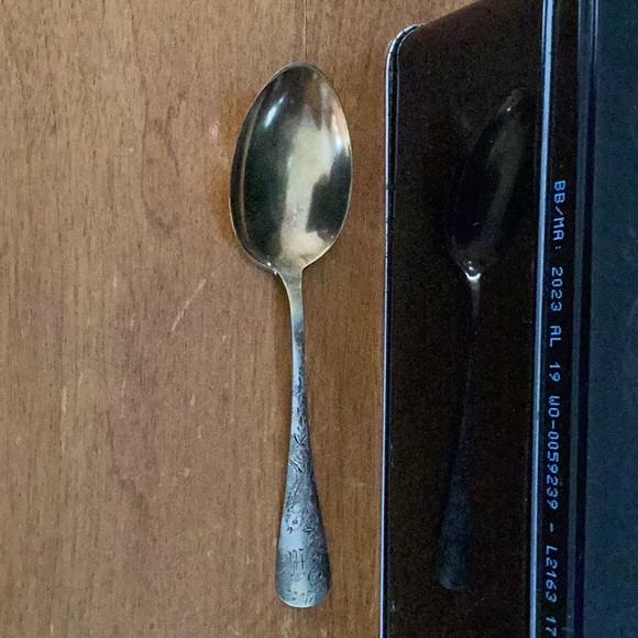 Sterling silver bird spoon.very detailed - Picture 6 of 6
